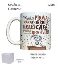 Caneca 325ml Flork V2 Professores Muita prova para corrigir