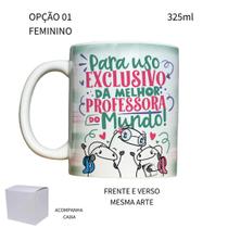 Caneca 325ml Flork V2 Professores Uso exclusivo da melhor