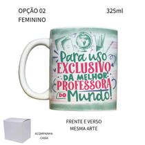 Caneca 325ml Flork V2 Professores Uso exclusivo da melhor