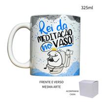 Caneca 325ml Flork V2 Rei Da Meditação No Vaso!