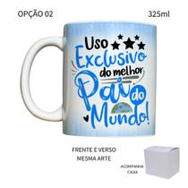 Caneca 325ml Flork V2 Uso Exclusivo Do Melhor Pai Do Mundo!