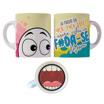 Caneca 325ml Gino Bocão Já passei da força, foco e fé e agora estou fda-se mesmo Caneca 325ml Gino Bocão Já passei da força, foco e fé e agora estou fda-se mesmo