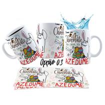 Caneca 325ml Gino Páscoa Toma chocolate pra acalmar esse teu estresse