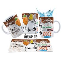 Caneca 325ml Gino Páscoa Toma chocolate pra acalmar esse teu estresse