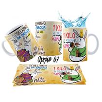 Caneca 325ml Gino Páscoa Toma chocolate pra acalmar esse teu estresse