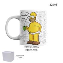 Caneca 325ml Homer Simpsons Bom Dia!