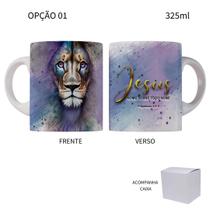 Caneca 325ml Jesus O Leão De Judá Yeshuá