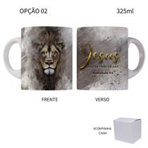 Caneca 325ml Jesus O Leão De Judá Yeshuá