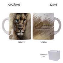 Caneca 325ml Jesus O Leão De Judá Yeshuá Caneca 325ml Jesus O Leão De Judá Yeshuá