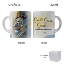 Caneca 325ml Jesus O Leão De Judá Yeshuá Caneca 325ml Jesus O Leão De Judá Yeshuá