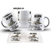 Caneca 325ml Jiu-Jitsu Brasileiro Artes Maciais Luta
