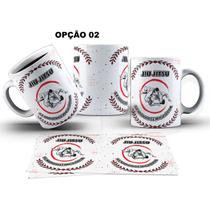 Caneca 325ml Jiu-Jitsu Brasileiro Artes Maciais Luta