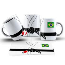 Caneca 325ml Kimono Jiu-Jitsu Artes Maciais Luta