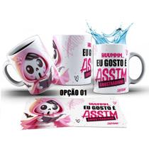 Caneca 325ml Meme Hummm Eu gosto assim Amostradinha Feminino