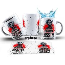 Caneca 325ml Meme Hummm Eu gosto assim Amostradinho Caveira