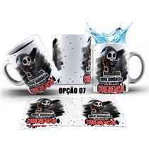 Caneca 325ml Meme Hummm Eu gosto assim Amostradinho Caveira