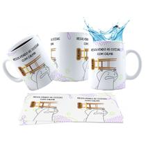 Caneca 325ml Meme Resolvendo as coisas com calma Cadeirada Caneca 325ml Meme Resolvendo as coisas com calma Cadeirada