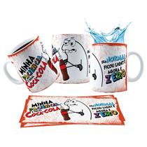 Caneca 325ml Minha paciência é igual coca-cola era normal