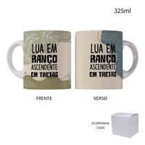 Caneca 325ml Motivacional Lua Em Ranço Ascendente Em Tretas