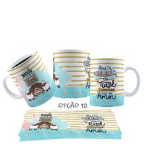 Caneca 325ml Natal Cute Jesus Nasceu Nosso Salvador Cristã Caneca 325ml Natal Cute Jesus Nasceu Nosso Salvador Cristã