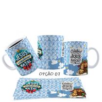 Caneca 325ml Natal Cute Jesus Nasceu Nosso Salvador Cristã Caneca 325ml Natal Cute Jesus Nasceu Nosso Salvador Cristã