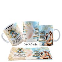 Caneca 325ml Natal Cute Jesus Nasceu Nosso Salvador Cristã Caneca 325ml Natal Cute Jesus Nasceu Nosso Salvador Cristã