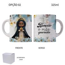 Caneca 325ml Nossa Senhora Aparecida Religiosa Católica