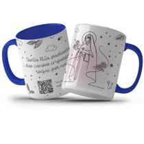 Caneca 325ml Orações Cristã Aparecida, Creio, Ave-Maria Caneca 325ml Orações Cristã Aparecida, Creio, Ave-Maria