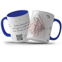 Caneca 325ml Orações Cristã Aparecida, Creio, Ave-Maria Caneca 325ml Orações Cristã Aparecida, Creio, Ave-Maria