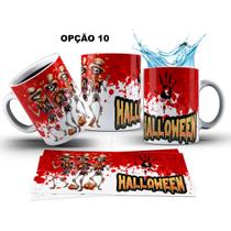 Caneca 325ml Palhaços, Bonecas Dia Das Bruxas Halloween