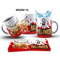 Caneca 325ml Palhaços, Bonecas Dia Das Bruxas Halloween