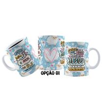 Caneca 325ml Páscoa Unidos pela Fé e amor que ele nos ensinou