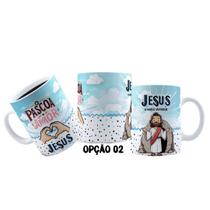 Caneca 325ml Páscoa Unidos pela Fé e amor que ele nos ensinou