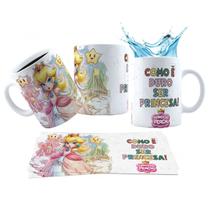 Caneca 325ml Peach Como é duro ser princesa! Nerd Gamer