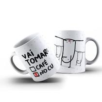 Caneca 325ml Porcelana De Memes Flork