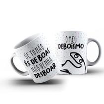 Caneca 325ml Porcelana De Memes Flork Caneca 325ml Porcelana De Memes Flork