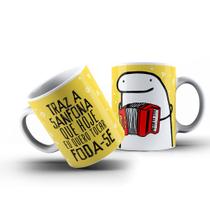 Caneca 325ml Porcelana De Memes Flork