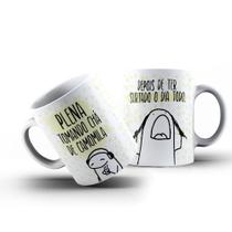 Caneca 325ml Porcelana De Memes Flork