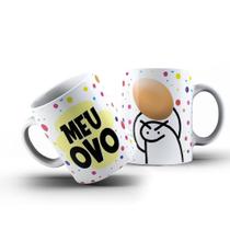 Caneca 325ml Porcelana De Memes Flork