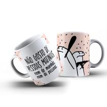 Caneca 325ml Porcelana De Memes Flork