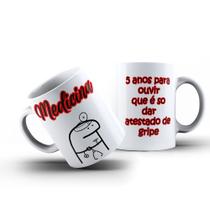 Caneca 325ml Porcelana Flork Profissão Engraçada!