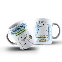 Caneca 325ml Porcelana Flork Profissão Engraçada!