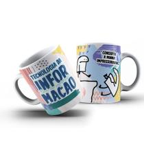 Caneca 325ml Porcelana Profissão Flork!