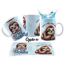 Caneca 325ml Preguiça Sincera Frase Se Dormir fosse um hobby