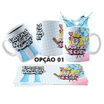 Caneca 325ml Professores Lágrimas dos meus alunos mentira