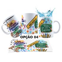 Caneca 325ml Professores Sua dedicação transforma o nosso