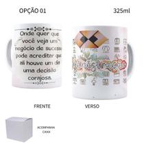 Caneca 325ml Profissões Adm Administrador Administradora