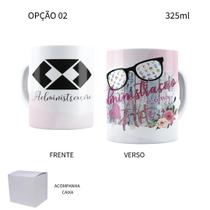 Caneca 325ml Profissões Adm Administrador Administradora