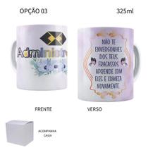 Caneca 325ml Profissões Adm Administrador Administradora