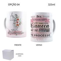 Caneca 325ml Profissões Advogado Advogada Advocacia Caneca 325ml Profissões Advogado Advogada Advocacia